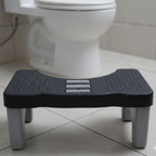 Space-saving bathroom toilet stool for kids and adults
