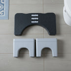 Side view of the portable toilet potty stool with ergonomic design