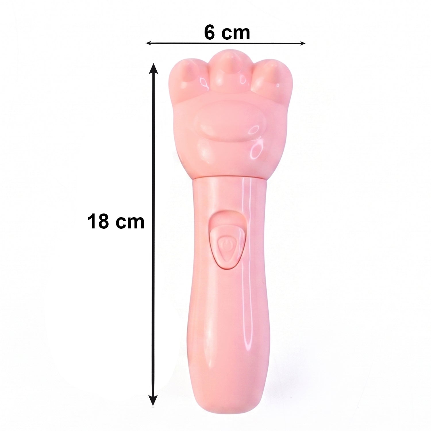 Compact bear hand massager designed for relaxation and itch relief