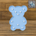 Teddy Bear shaped LED decorative night light emitting soft warm glow