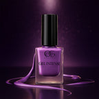Rosy Glow Gel Nail Polish bottle with rich berry shade and glossy finish