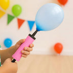 Birthday decoration set with balloons and party banner for indoor use