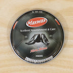 Daily use black shoe polish cream in 40g container
