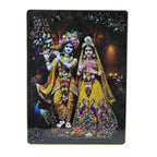 Religious Radha Krishna wall hanging framed artwork