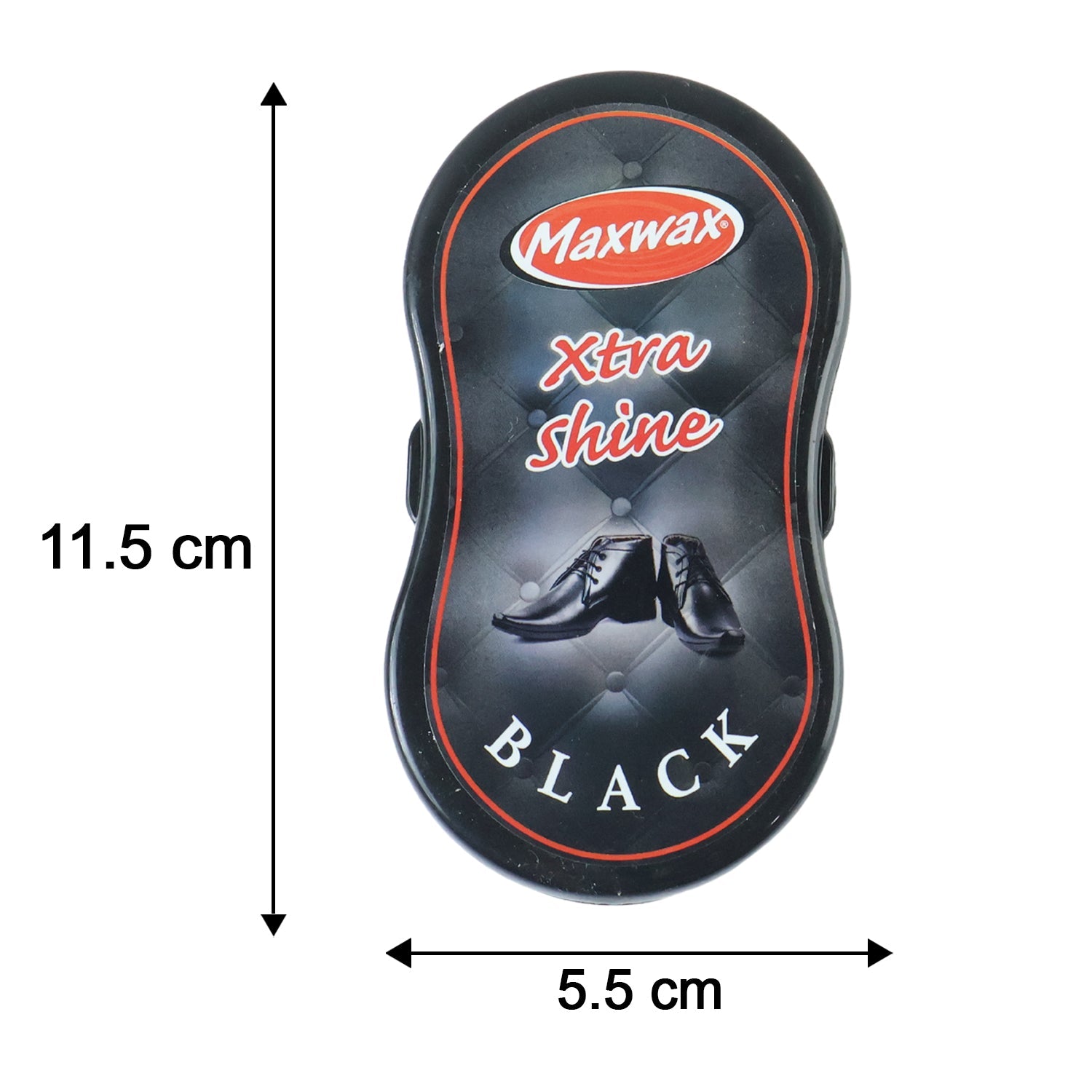 Live use of Maxwax black shoe shiner