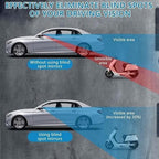 Self-adhesive 360¡ car rear view blind spot mirror