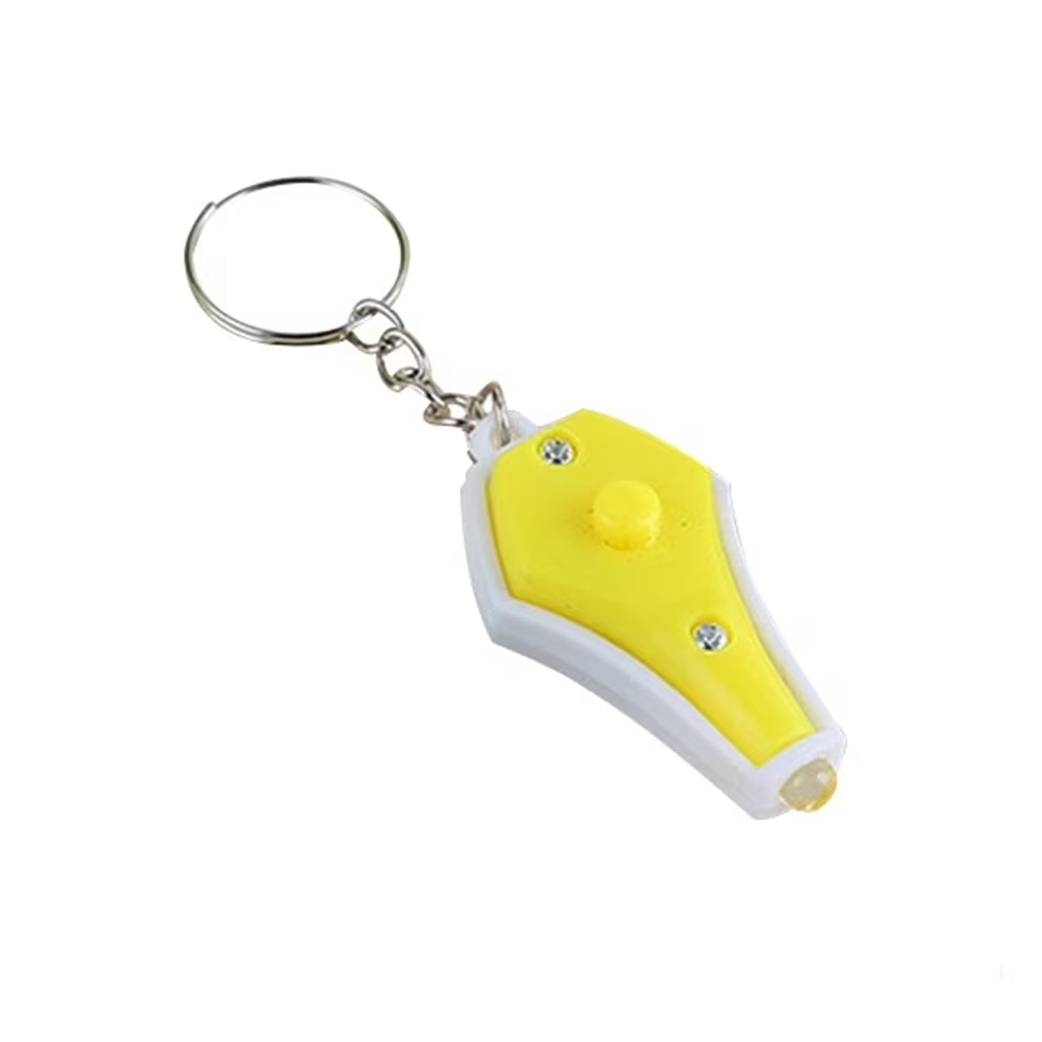 Small UV light keychain perfect for nighttime visibility and power cuts
