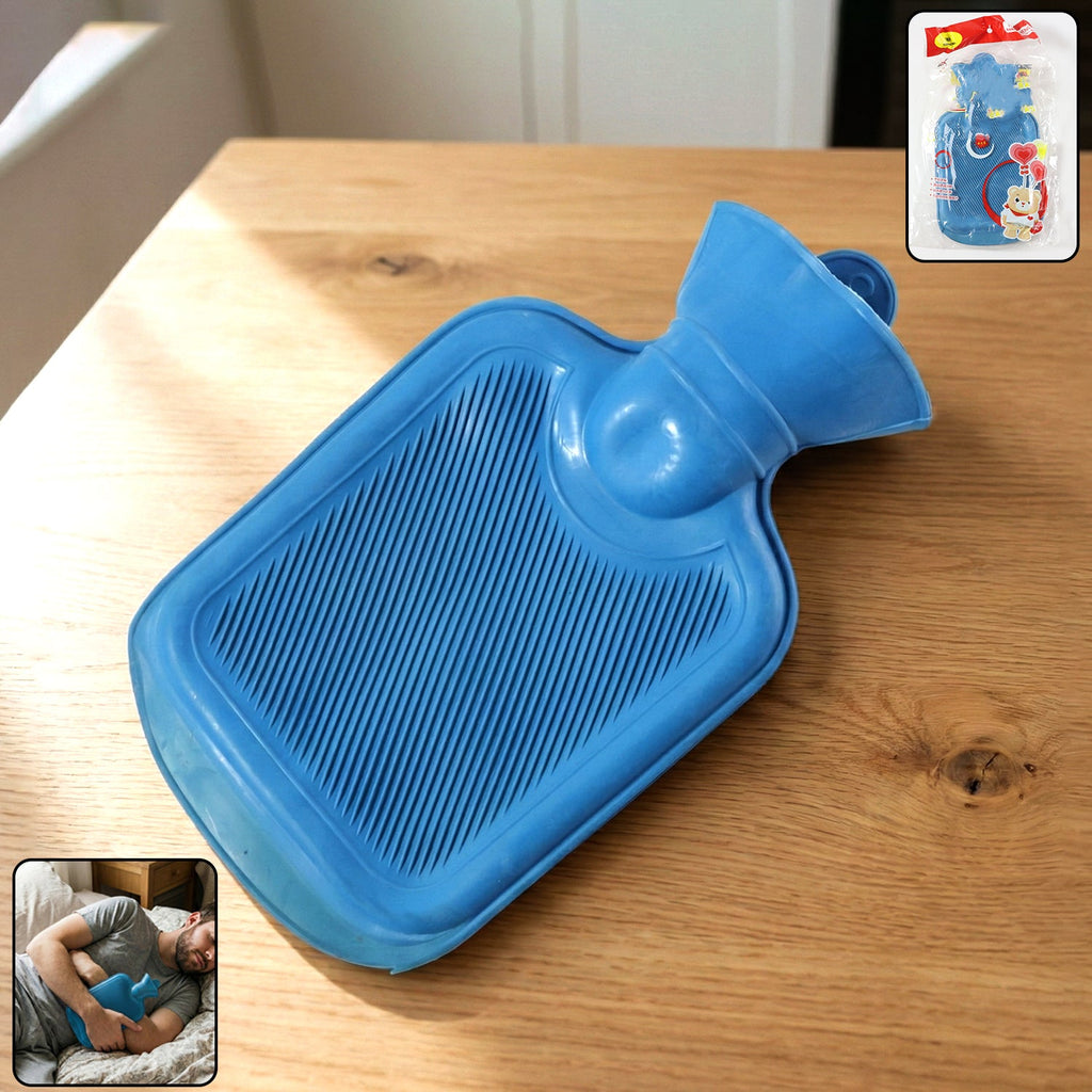 Reusable hot water bag providing back and muscle pain relief