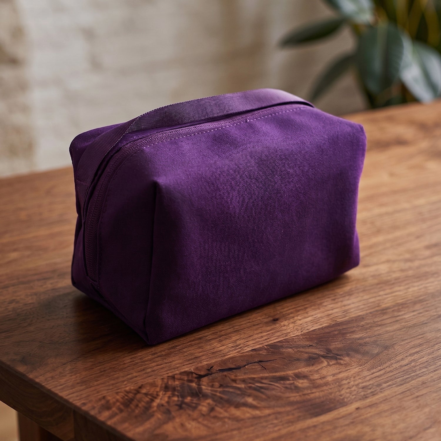 Unopened blue travel makeup organizer bag