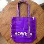 Additional style shot of clear eco-friendly tote