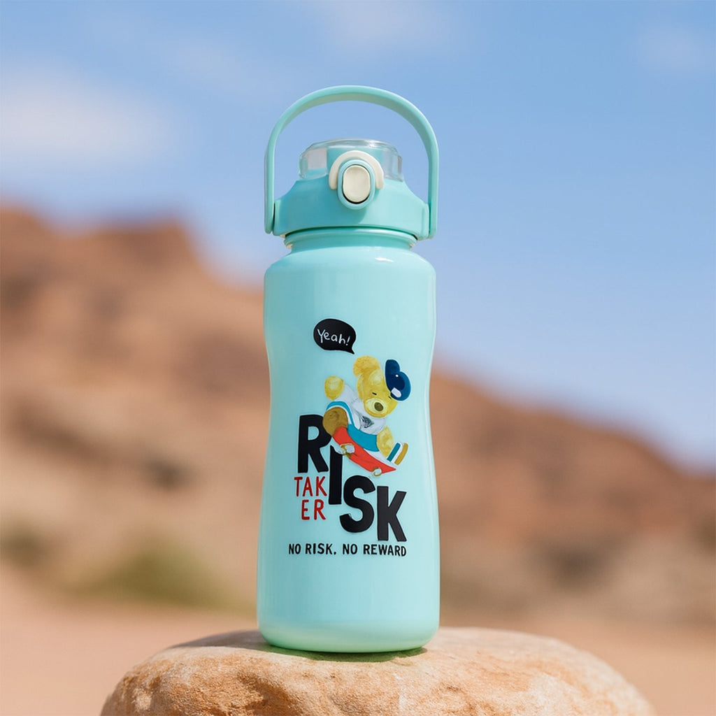 Generic water bottle image without specific branding or print