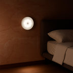 Magnetic mount and adhesive plate for easy night light installation