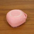 Silicone massage body brush ideal for home and travel use