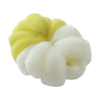 Lightweight bath scrubber in soft mesh for easy grip