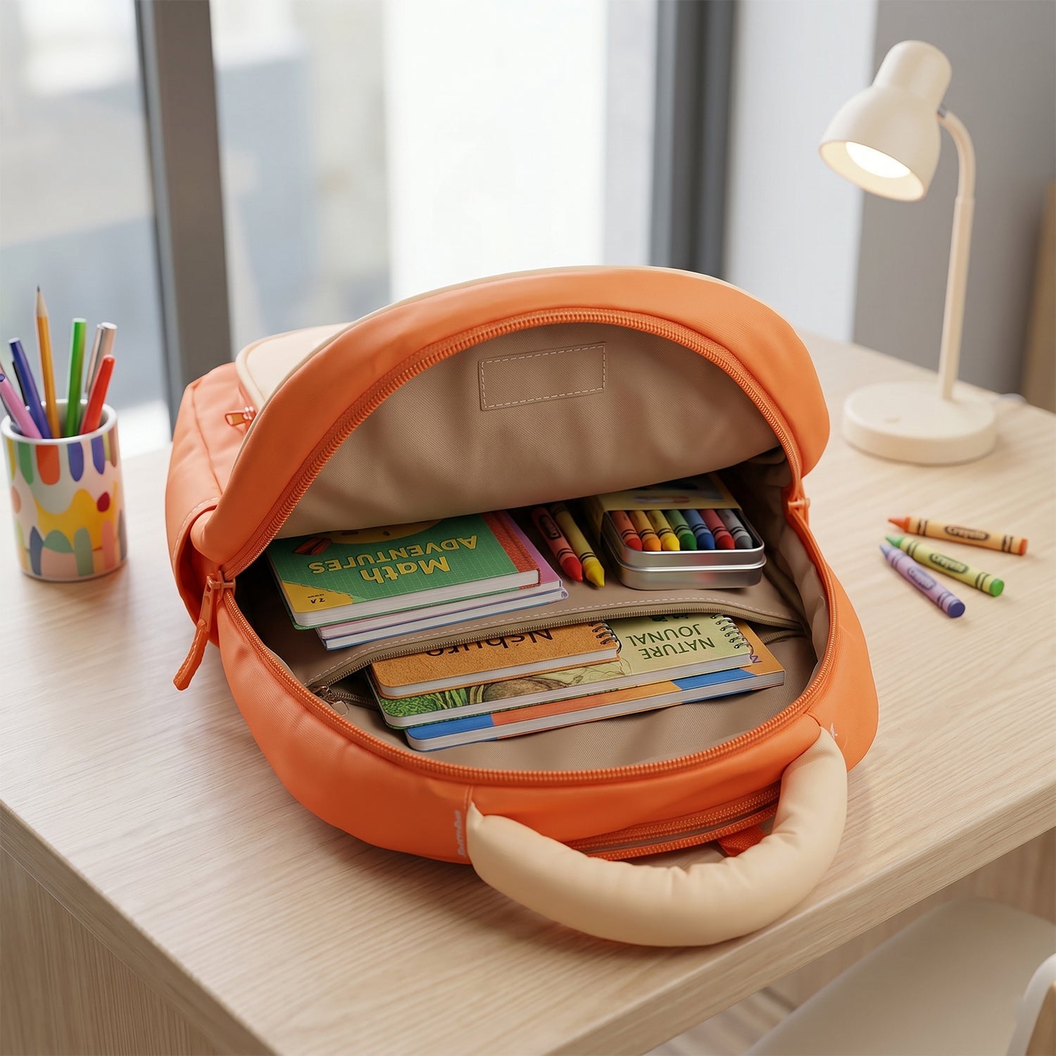 Cute cartoon school bag designed for children