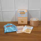 Complete body and clothing tape styling kit offering invisible support under clothing