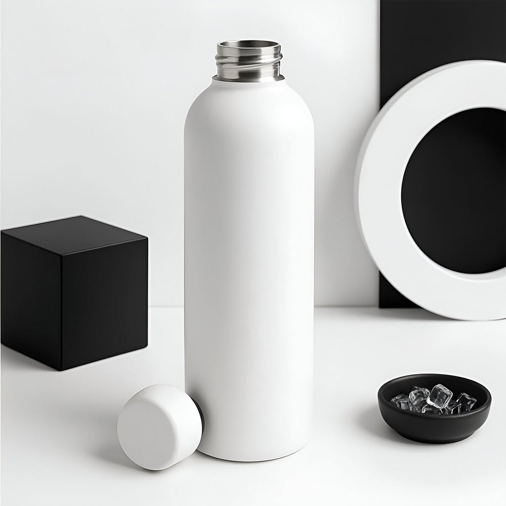 Portable insulated water bottle designed for hydration on the go