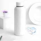 Durable 500ml insulated stainless steel water bottle ideal for seniors