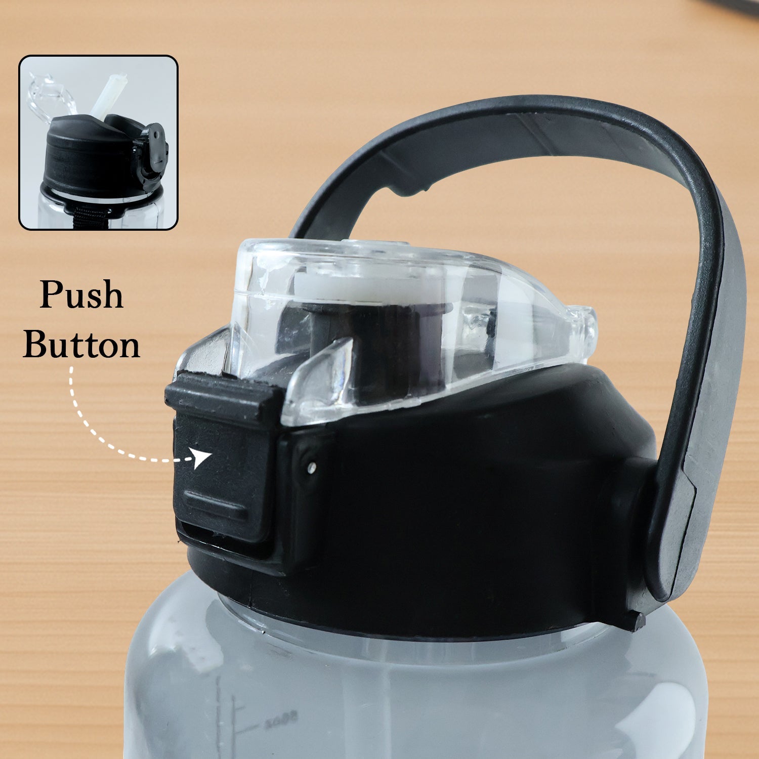 Alternate angle showing all three water bottle sizes in the multipurpose set