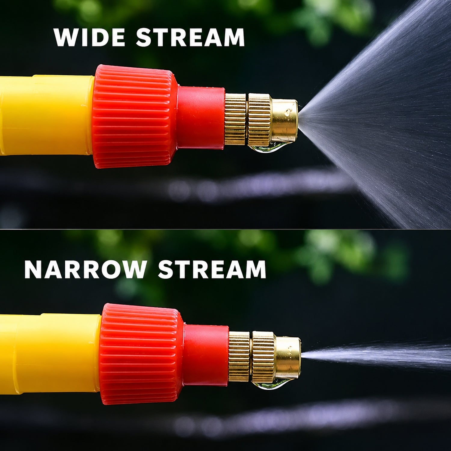 Side view of the bottle sprayer attached to a bottle, highlighting its design.