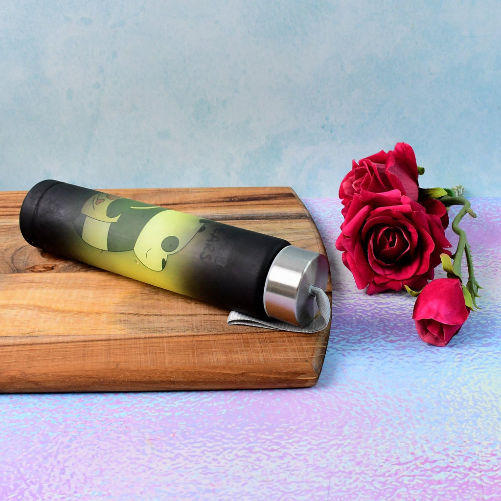 Reusable plastic water bottle with leak-proof stainless steel cap