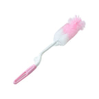 Bottle scrubber with durable bristles for deep cleaning