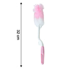 Size reference image showing length of bottle cleaning brush
