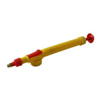 Hand holding the bottle sprayer with adjustable nozzle for comfortable grip.