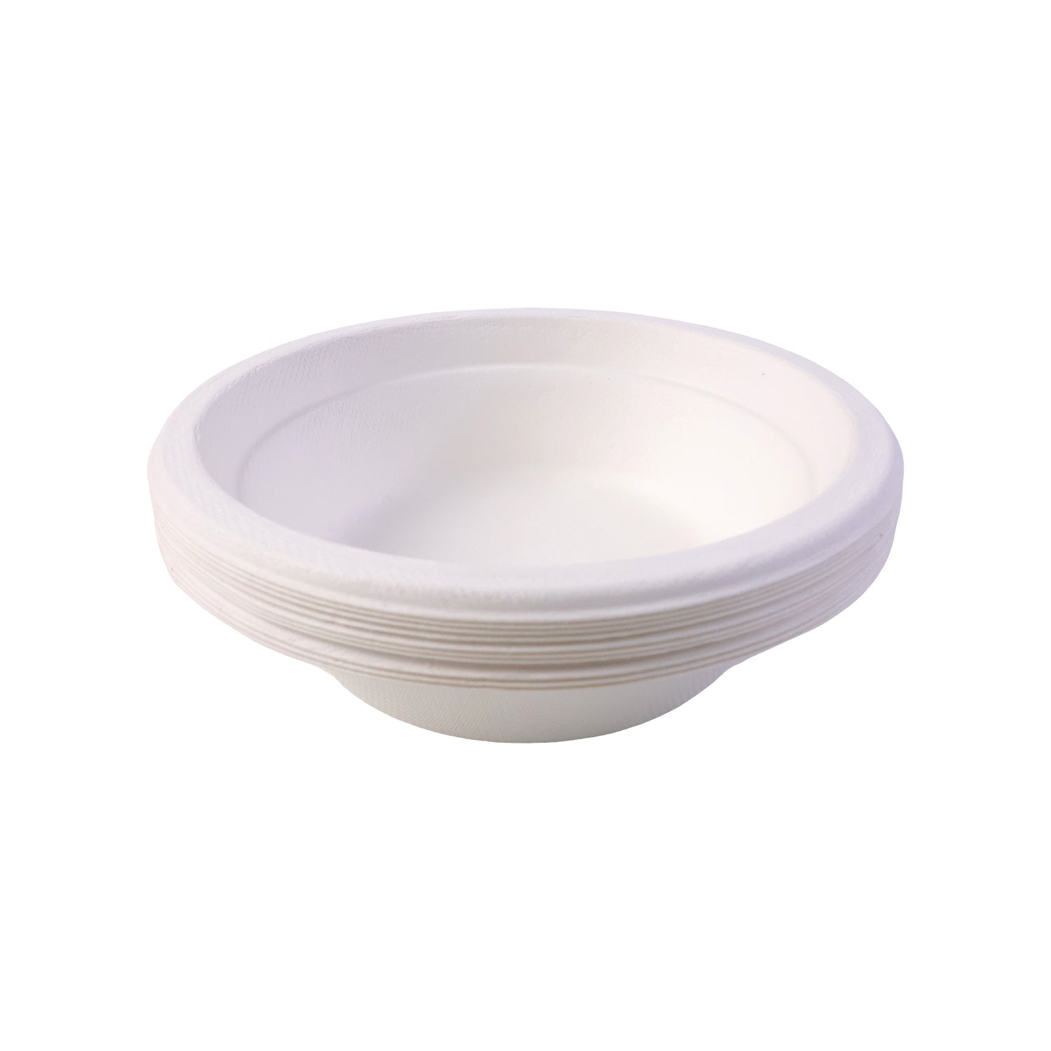 Stacked Vegnar disposable food bowls for compact storage