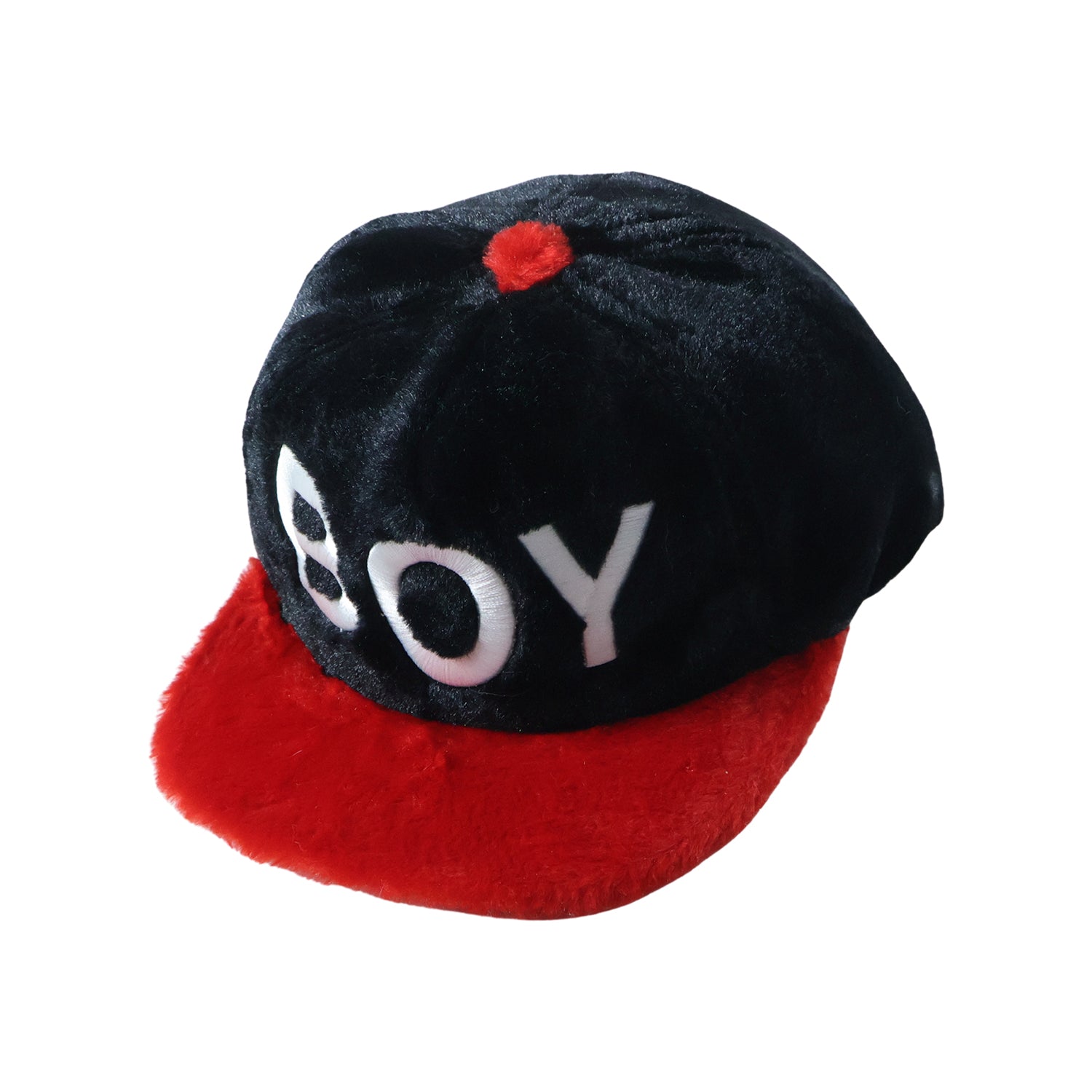 Close-up of boys winter hat highlighting comfort and style