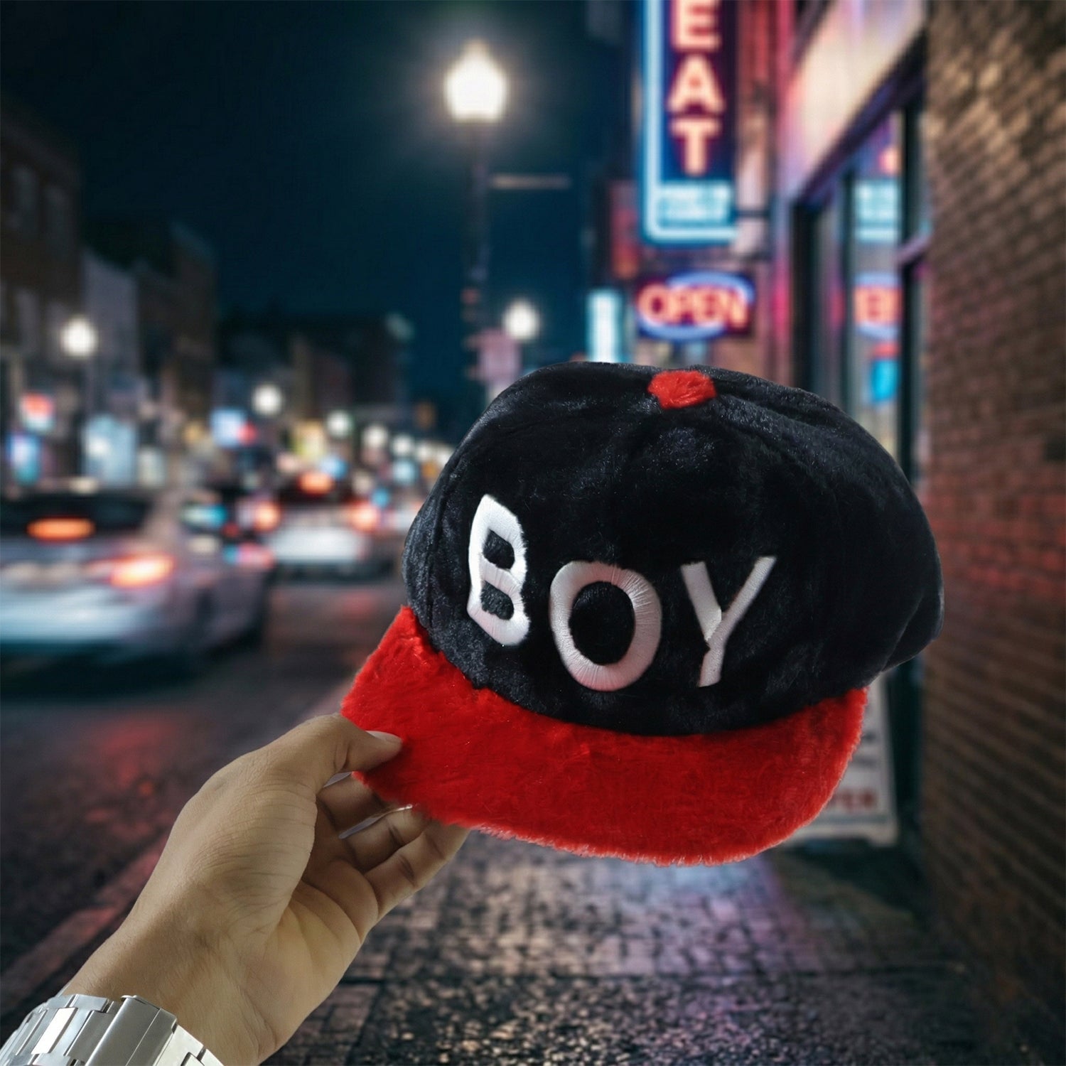 Additional view of boys fashion cap in casual style
