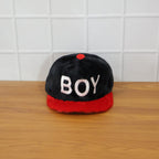 Lifestyle image of boys printed cap suitable for everyday wear