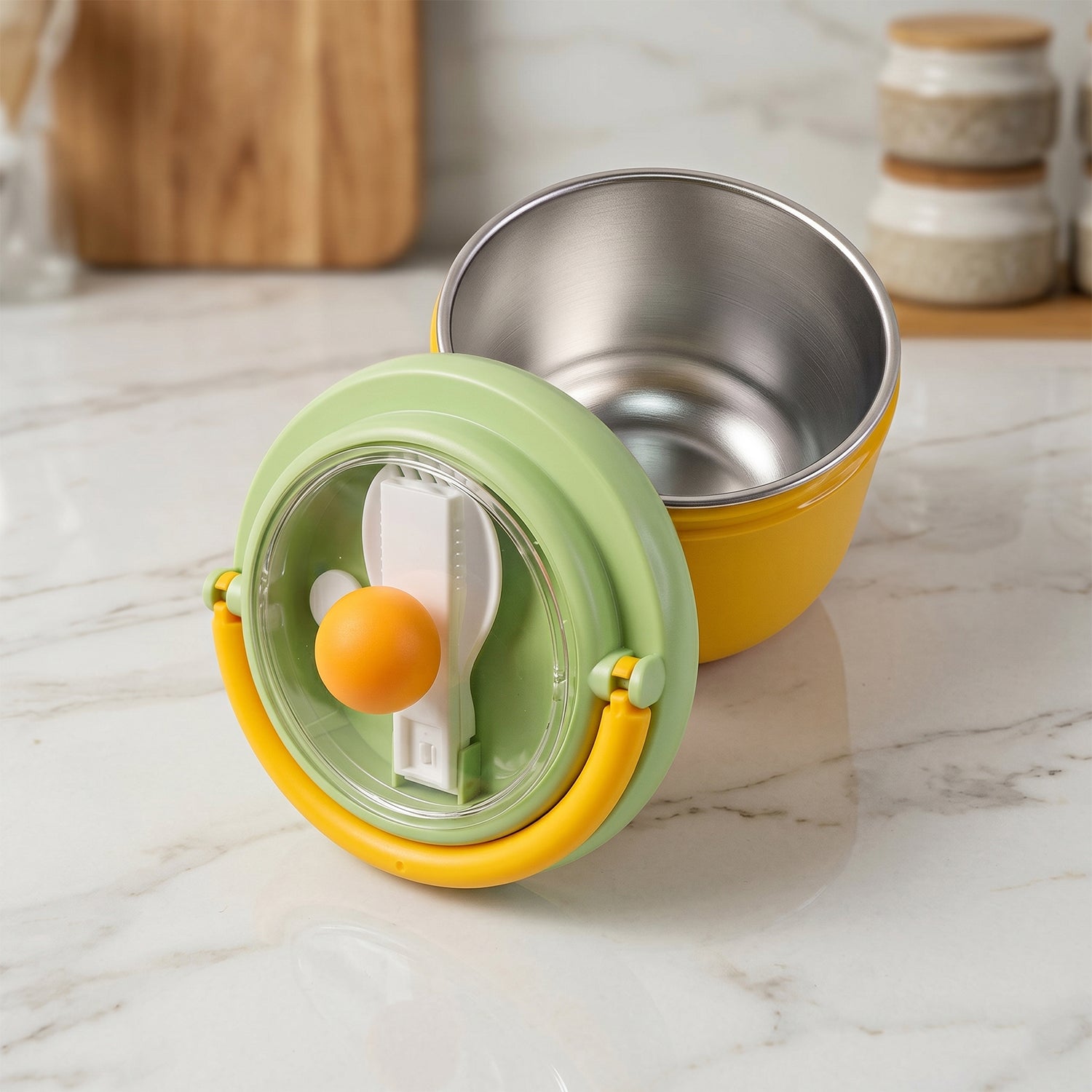 Portable, stylish lunch box for office or travel