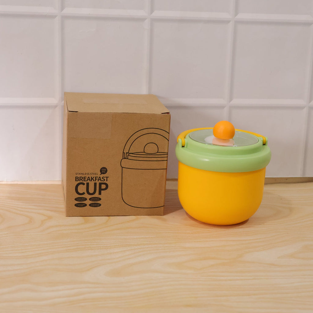 Compact lightweight stainless steel lunch box for kids