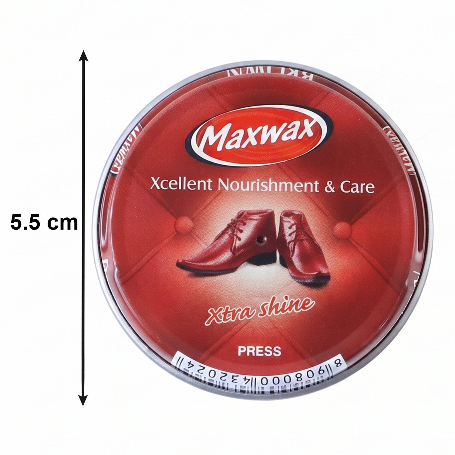 Footwear polish cream for brown shoes