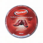 Smooth shine brown shoe polish application