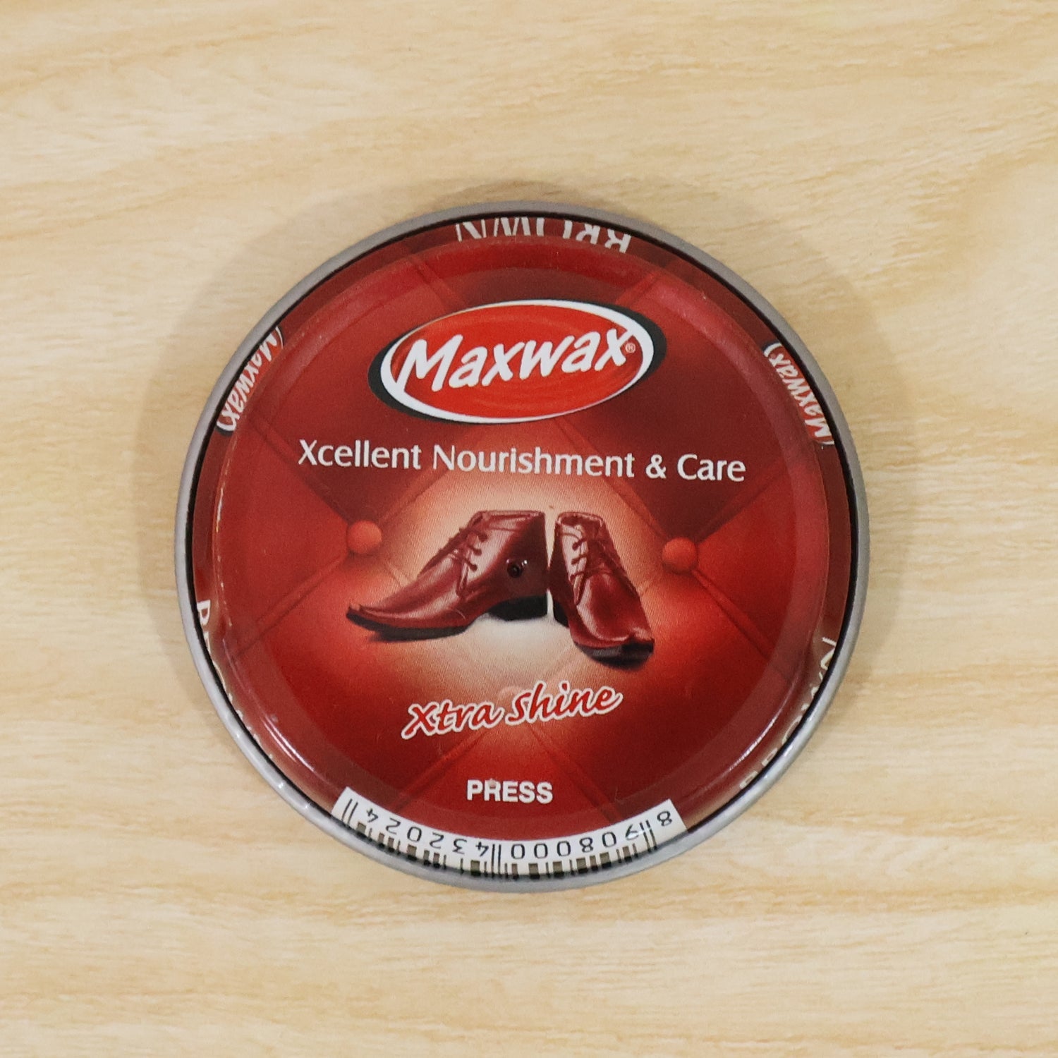 Daily use brown shoe polish cream for leather shoes