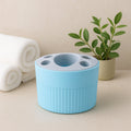 Durable bathroom toothbrush holder stand with 5 organized slots