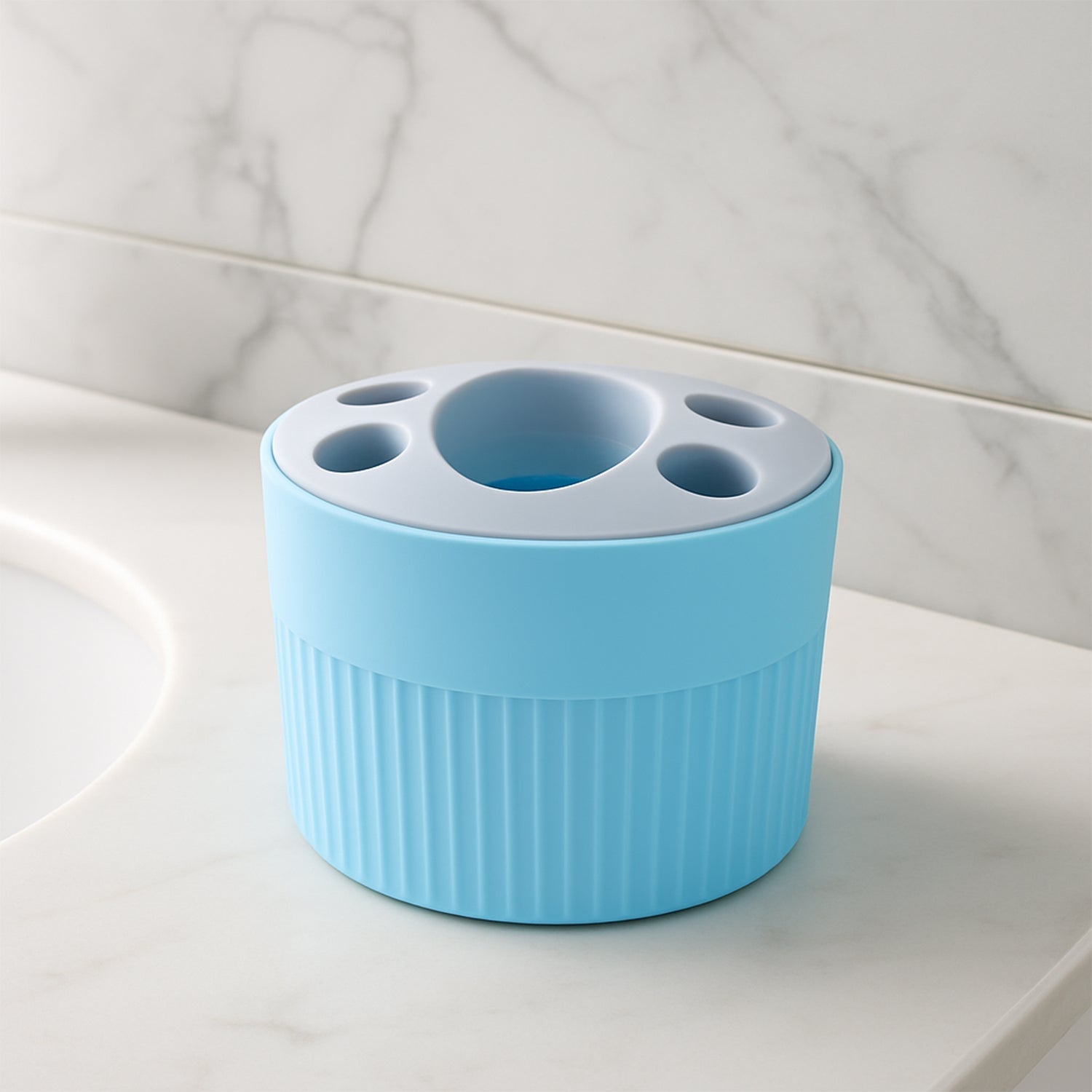 Multipurpose bathroom organizer stand for toiletries