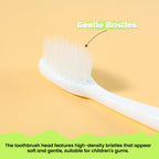Brushing kit for children including panda toothbrush and toy glasses
