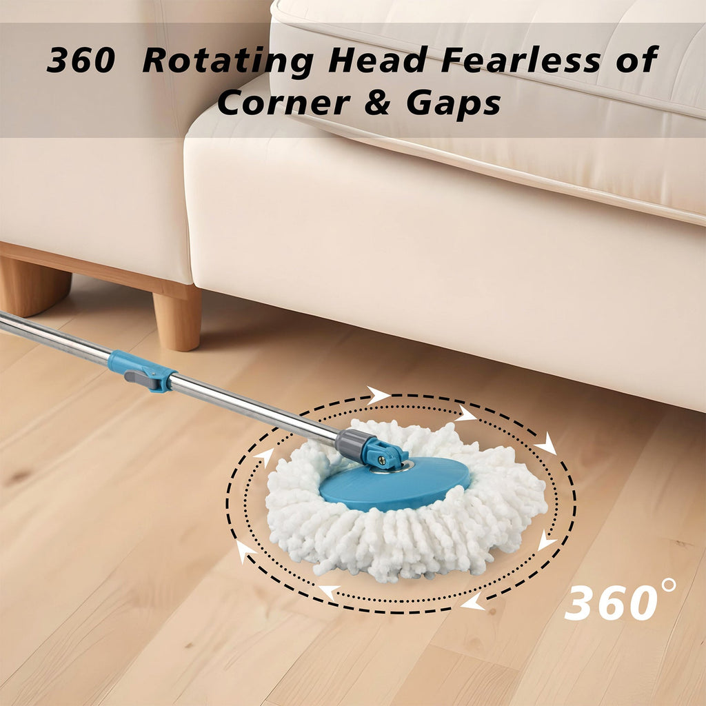heavy-duty floor cleaning spin mop for effective household use