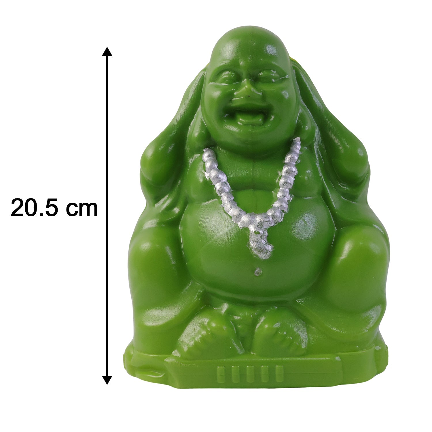 Size reference for Laughing Buddha money bank