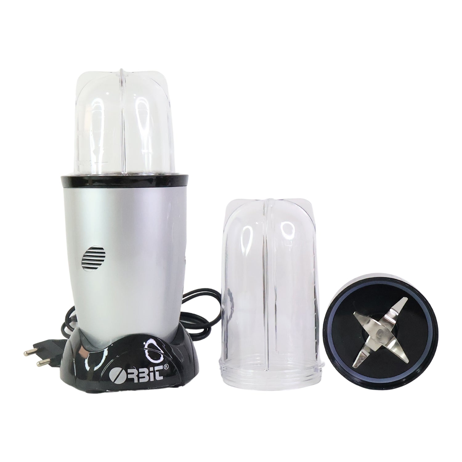 Orbit multi-purpose mixer appliance with leak-proof lids and easy cleaning