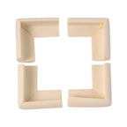 Table corners protected safely by soft foam guards to prevent bumps
