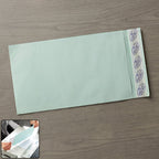 Front view of Polynet premium card envelope 28x15cm with self-seal