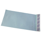 Side view of Polynet premium card envelope highlighting slim design