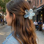 Stylish flower-shaped hair clip accessory for women and girls