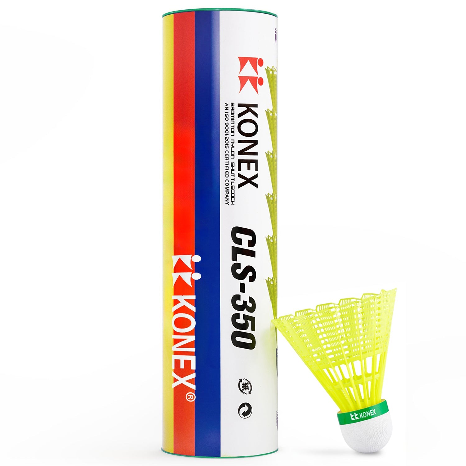 High-performance plastic shuttlecock suited for indoor and outdoor games
