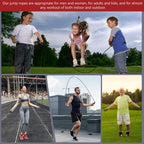 Lightweight and compact high-speed skipping rope for easy use