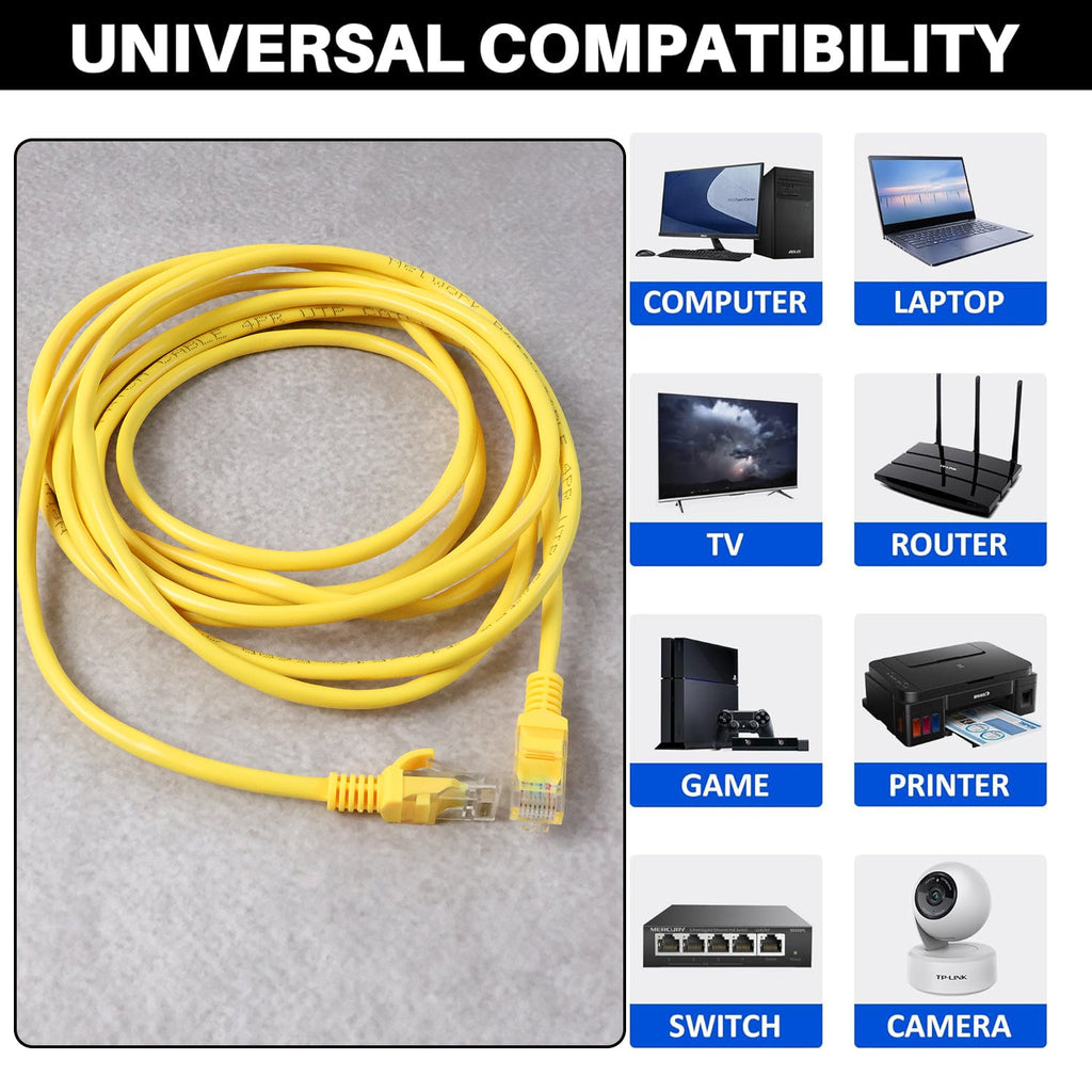 Premium quality CAT 5E Ethernet network cable with robust design